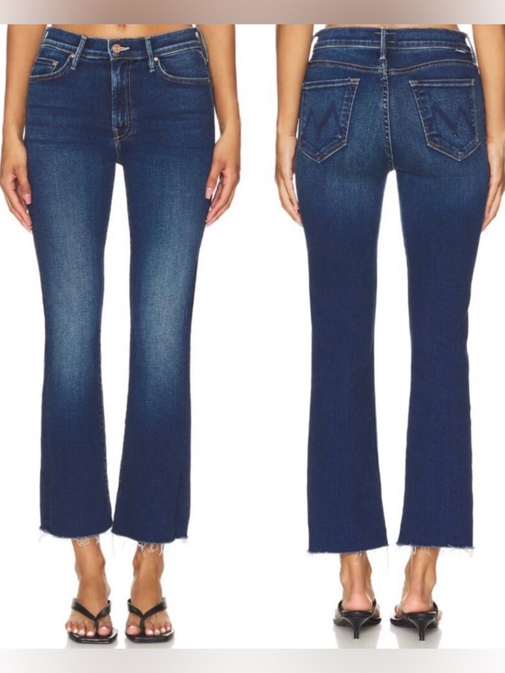 Mother Jeans The Outsider Ankle Fray Size 27